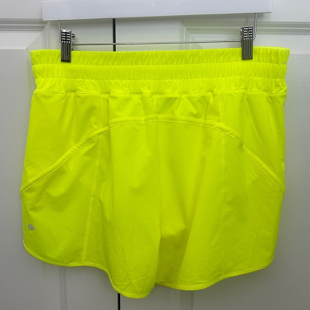 Lululemon Athletica Neon Yellow Athletic Shorts